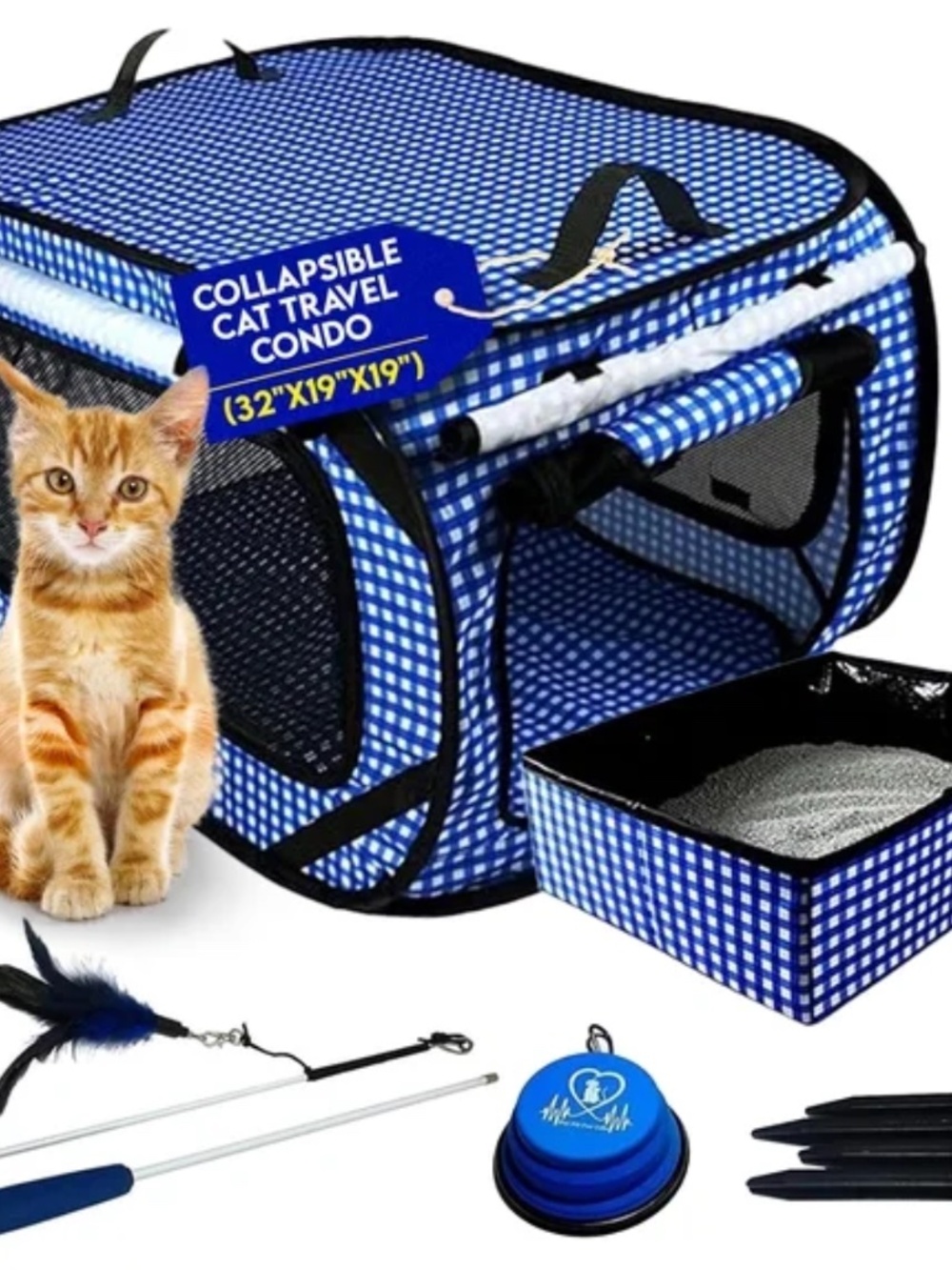 Pet Fit For Life Extra Large Cat Carrier for Travel -